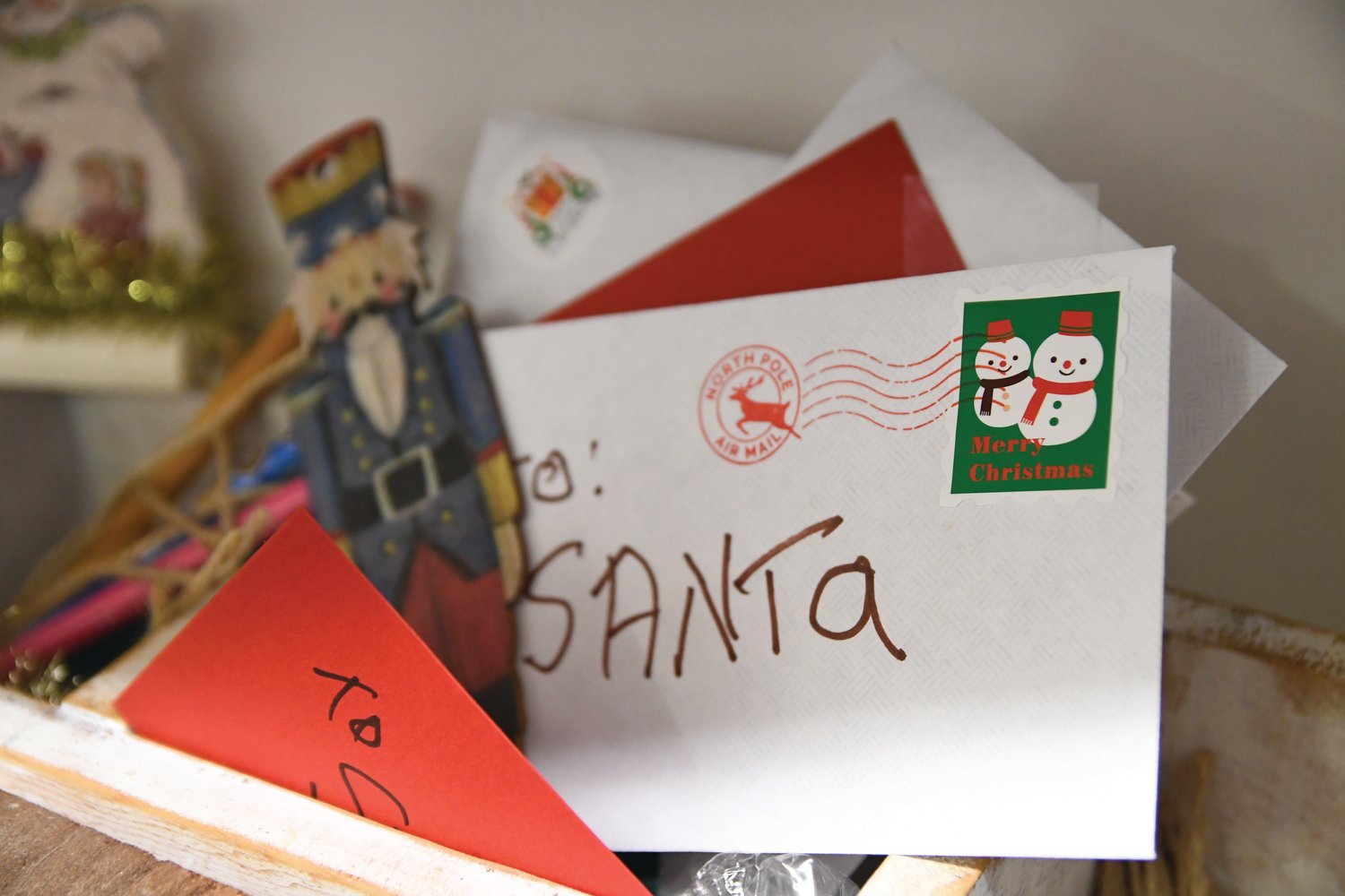 Children will be able to write their own letters to Santa at the Christmas post office where elves will have stationary on hand.
